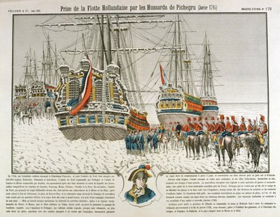 استيلاء قوات الأسطول الهولندي على الأسطول الهولندي ، يناير 1795 ، القرن التاسع عشر بواسطة غير معروف