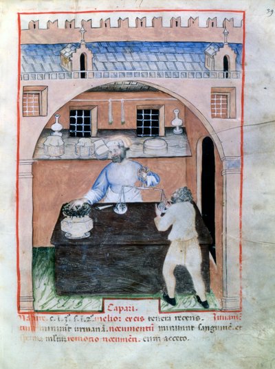 بائع الكبر ، 1390-1400 بواسطة غير معروف