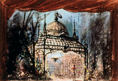 تعيين تصميم لموتارتس الناي السحري ، 1863 بواسطة غير معروف