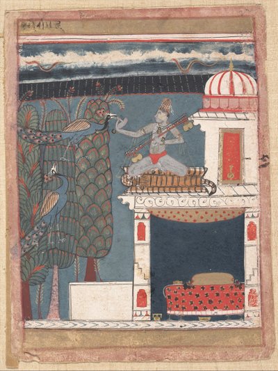 Setmalar Ragini: ورقة من سلسلة ragamala Garland of Musical Modes ، كاليفورنيا. 1630-40. بواسطة غير معروف