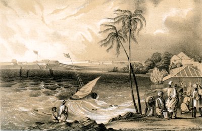 دخول الرياح الموسمية ، حصن كانانور ، 1847 بواسطة غير معروف