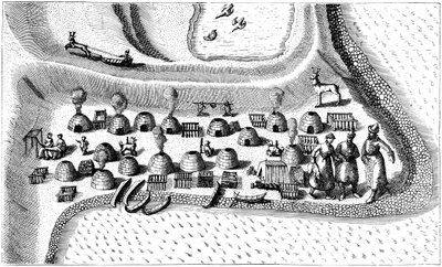 تسوية في لابلاند الروسية ، 1594 بواسطة غير معروف