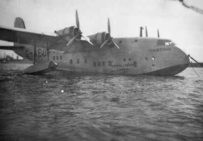 قارب قصير الإمبراطورية الطائرة كورينثيان ، الإسكندرية ، مصر ، c1938-c1941 بواسطة غير معروف