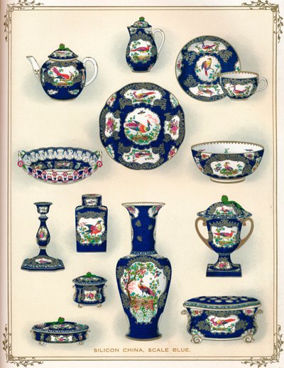 Silicon China ، Scale Blue ، أوائل القرن العشرين. 1911 بواسطة غير معروف