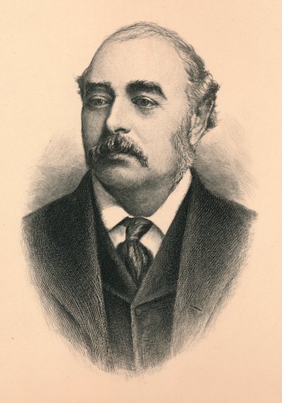 السير ماثيو وايت ريدلي ، 1st Viscount Ridley 1842-1904 ، سياسي محافظ بريطاني وستا بواسطة غير معروف
