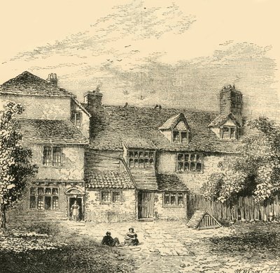 منزل السير والتر راليز ، c1872. بواسطة غير معروف