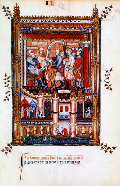 أمر سيسنيوس باعتقال سانت دنيس ، 1317 بواسطة غير معروف