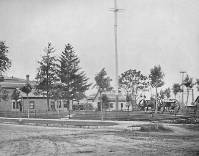 موقع Old Fort Wayne ، إنديانا ، c1897. بواسطة غير معروف