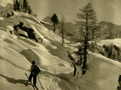 التزلج في Ankogel ، النمسا ، c1935. بواسطة غير معروف
