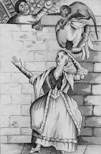 طفيف بيد القرد - أو تفريغ رأس السيدة ، c1812 بواسطة غير معروف