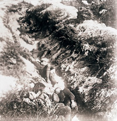 الجنود في ساحة المعركة ، c1914-c1918 بواسطة غير معروف