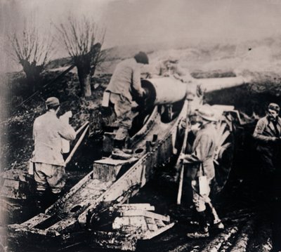 جنود بالمدفعية الثقيلة ، c1914-c1918 بواسطة غير معروف