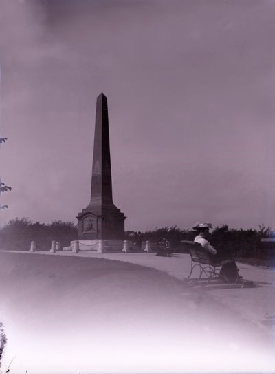 النصب التذكاري للحرب الجنوب أفريقية ، بليموث ، ديفون ، c1910. بواسطة غير معروف