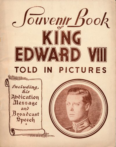 كتاب تذكاري للملك إدوارد الثامن: روى في صور ، 1937 بواسطة غير معروف