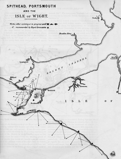 Spithead ، بورتسموث وجزيرة وايت ، 1884 بواسطة غير معروف