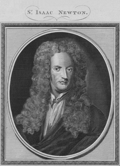 السيد إسحاق نيوتن 1785. بواسطة غير معروف