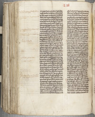 القديس أوغسطينوس ، أوبرا هيبو ، ظهر الصحيفة 243 ، حوالي 1200 (قلم وحبر على ورق برشمان) بواسطة غير معروف