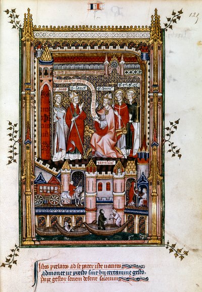 سانت دينيس ، 1317 بواسطة غير معروف