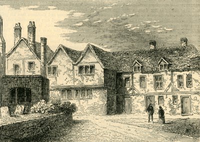 مستشفى سانت كاترين - منازل الإخوان عام 1781 ، 1872. بواسطة غير معروف