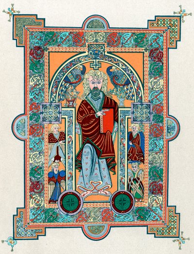 سانت ماثيو من كتاب كيلز ، c800 بواسطة غير معروف