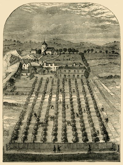 سانت بانكراس ويلز والكنيسة عام 1700. ، c1876. بواسطة غير معروف