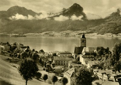 القديس فولفجانج في Salzkammergut ، النمسا العليا ، c1935. بواسطة غير معروف