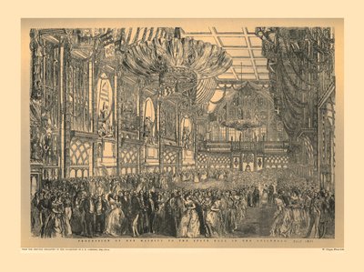 كرة الدولة في Guildhall ، 1851 ، 1886 بواسطة غير معروف