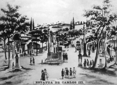 تمثال تشارلز الثالث ، 1903 ، 1920s بواسطة غير معروف