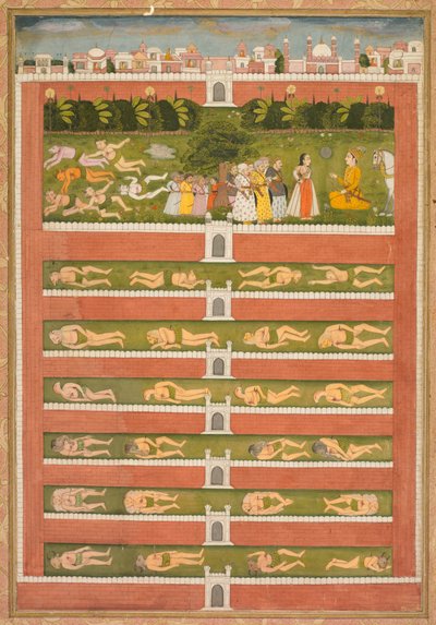 مشاهد منقوشة للأسد والغزال بالعكس ، ج. 1710. بواسطة غير معروف