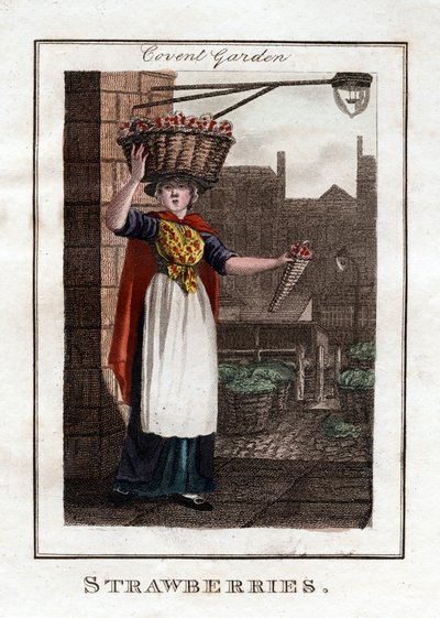 الفراولة ، كوفنت غاردن ، لندن ، 1805 بواسطة غير معروف