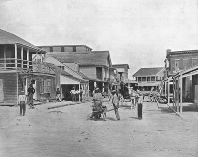شارع في كي ويست ، فلوريدا ، الولايات المتحدة الأمريكية ، c1900. بواسطة غير معروف