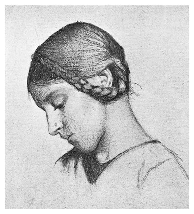دراسة لسانت إليزابيث من المجر ، c1895 1901 بواسطة غير معروف