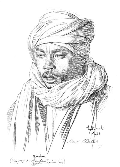 دراسة لرجل مصري 1895 بواسطة غير معروف