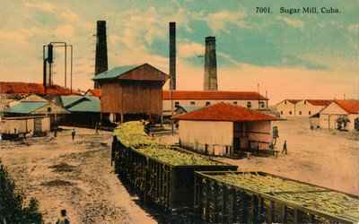 مطحنة السكر ، كوبا ، c1913 بواسطة غير معروف