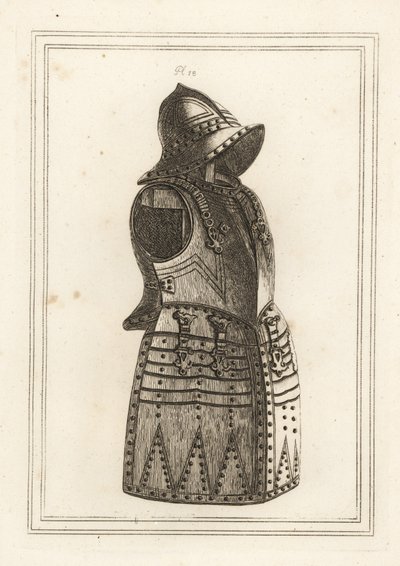 بدلة الموريون الأسود أو درع arquebus بواسطة غير معروف