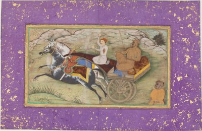 سلطان سالم في عربة ، ح. 1603. بواسطة غير معروف