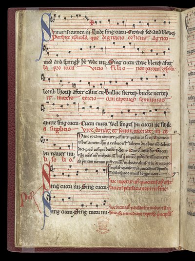 Sumer Is Icumen In ، ج. 1260-1270 بواسطة غير معروف