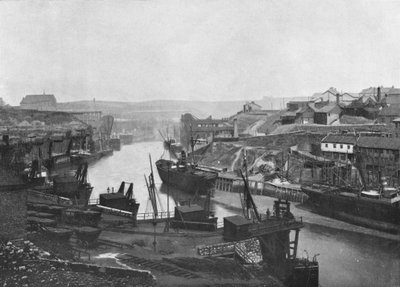 سندرلاند - البحث عن النهر من الجسر ، 1895 بواسطة غير معروف