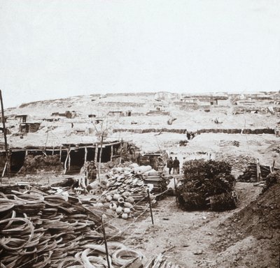 مستودع الإمدادات ، Massiges ، شمال فرنسا ، c1914-c1918. بواسطة غير معروف