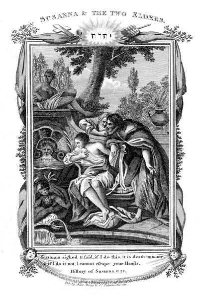 سوزانا والشيوخ ، c1804 بواسطة غير معروف