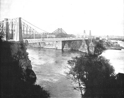 تعليق وجسور ناتئة ، سانت جون ، نيو برونزويك ، كندا ، c1900. بواسطة غير معروف
