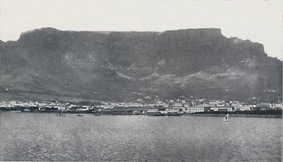 جبل الطاولة وكيب تاون ، 1924 بواسطة غير معروف