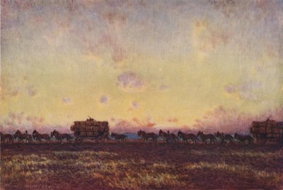نقل الصوف إلى السوق ، 1923. بواسطة غير معروف