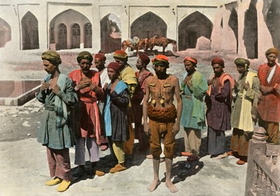طهران. موكب شهداء دي درويش ، موكب شهداء الدراويش ، 1900. بواسطة غير معروف