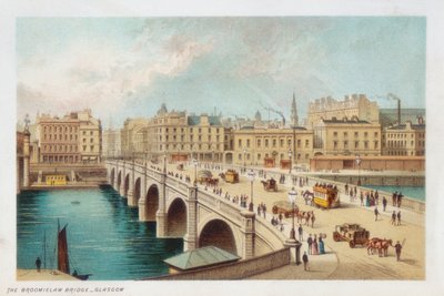 جسر تيلفورد فوق كلايد في بروميلو ، غلاسكو ، 1891 بواسطة غير معروف