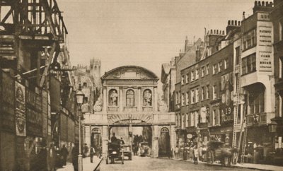 شريط المعبد: حدود المدينة في ستراند في عام 1878 ، c1935. بواسطة غير معروف
