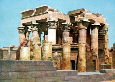 معبد كوم أمبو ، مصر ، القرن العشرين بواسطة غير معروف
