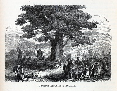 الجرمان يستمتع بعطلة ، 1882 بواسطة غير معروف