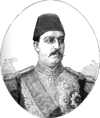 توفيق ، خديوي مصر ، c1882 بواسطة غير معروف