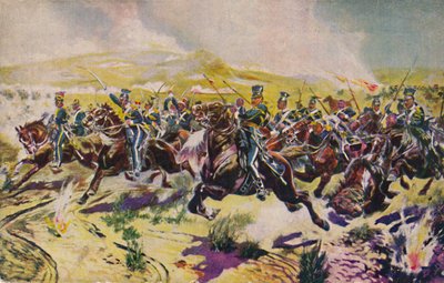 17 لانسر. تهمة اللواء الخفيف في بالاكلافا ، 1854 ، 1939 بواسطة غير معروف